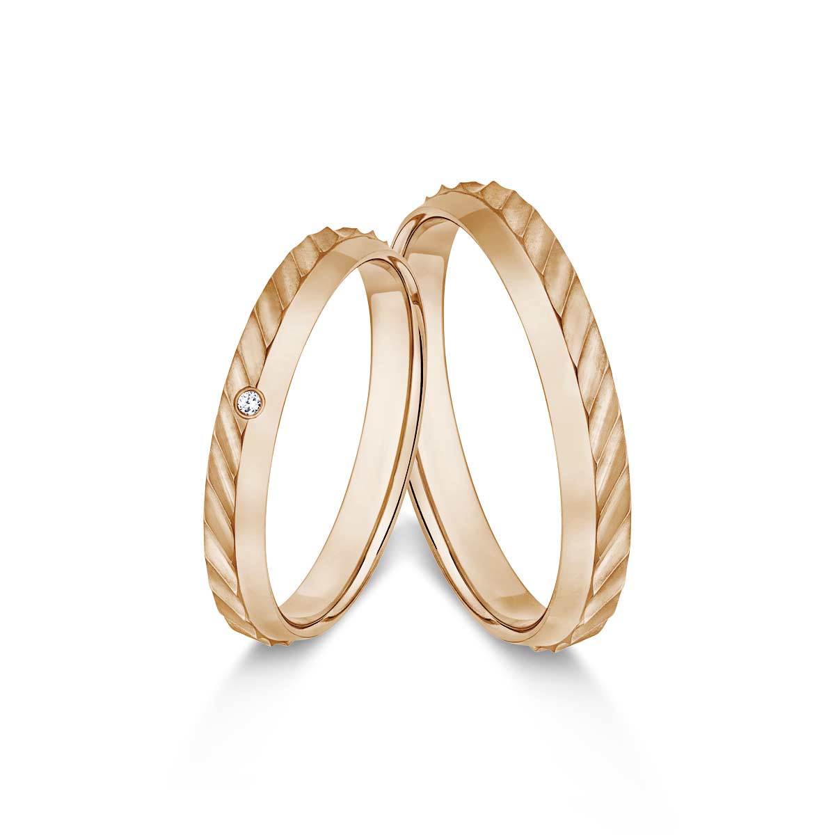 Trauringe / Eheringe 585 Roségold 517520-30