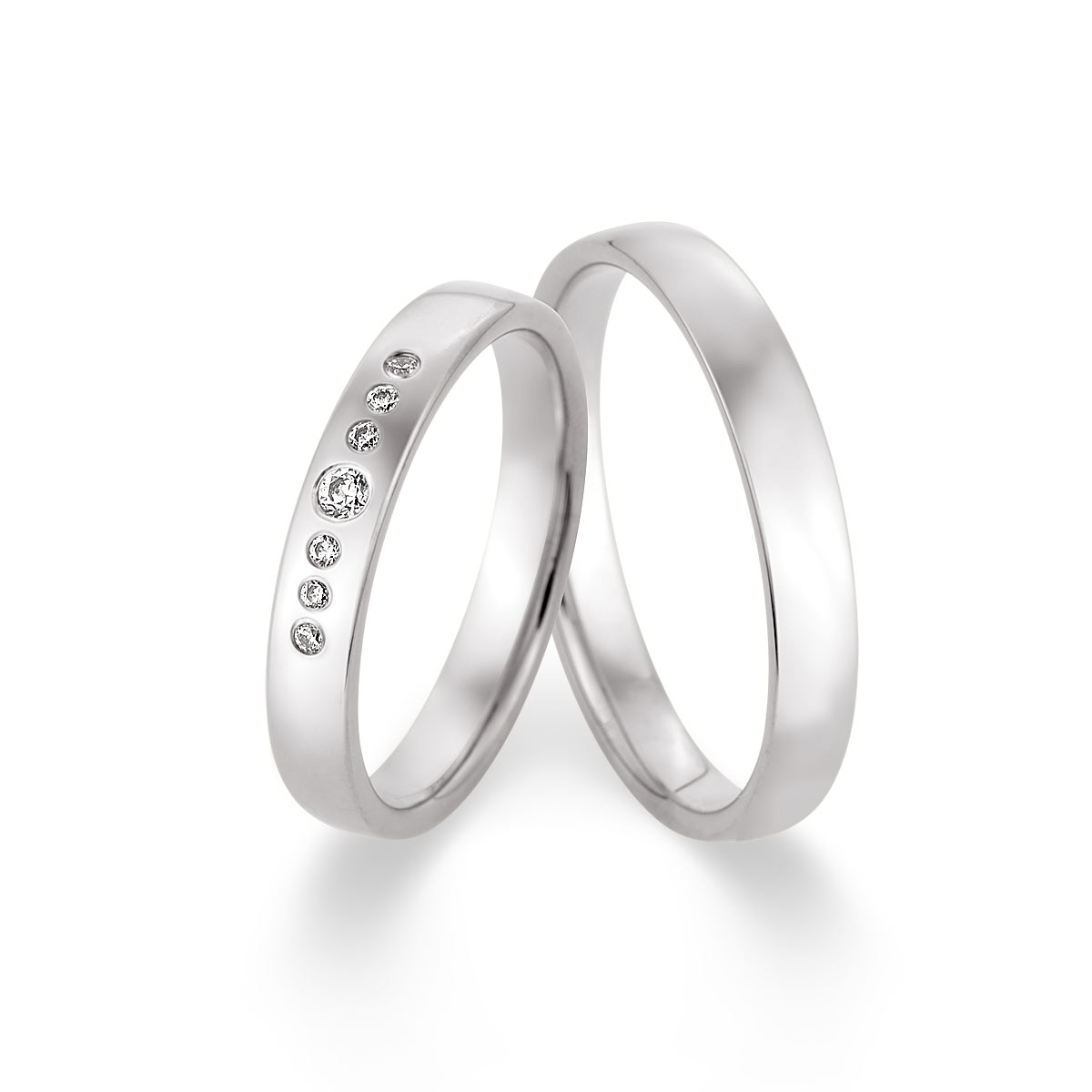 Trauringe Kreuzau Eheringe  600 Platin 517523-35