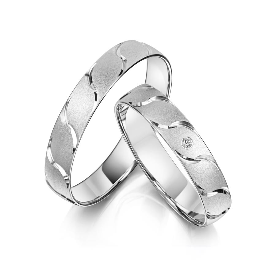 Freundschaftsringe Kreuzau 925 Silber 526009-40