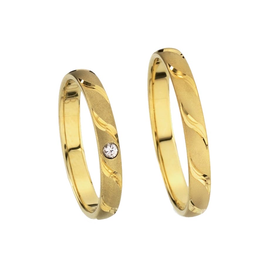Trauringe / Eheringe 333 Gelbgold 512576-30