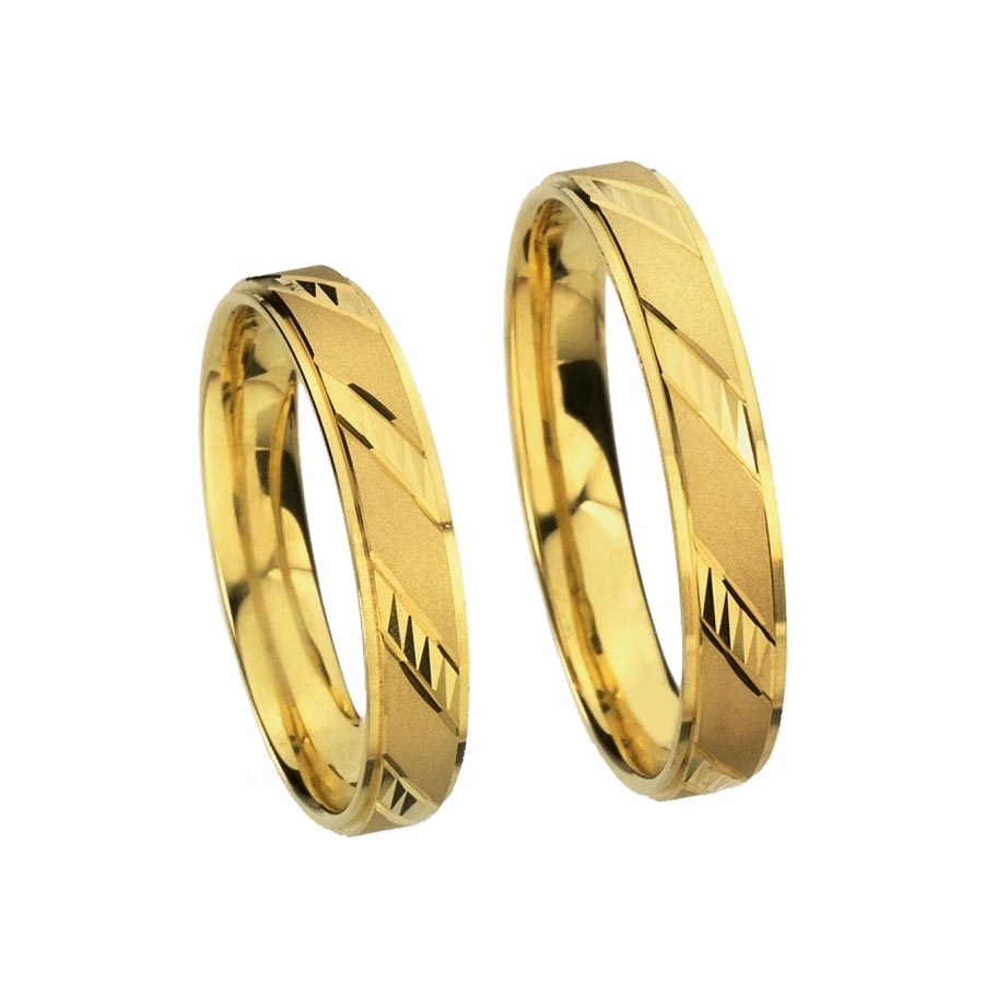Trauringe / Eheringe 333 Gelbgold 512597-40