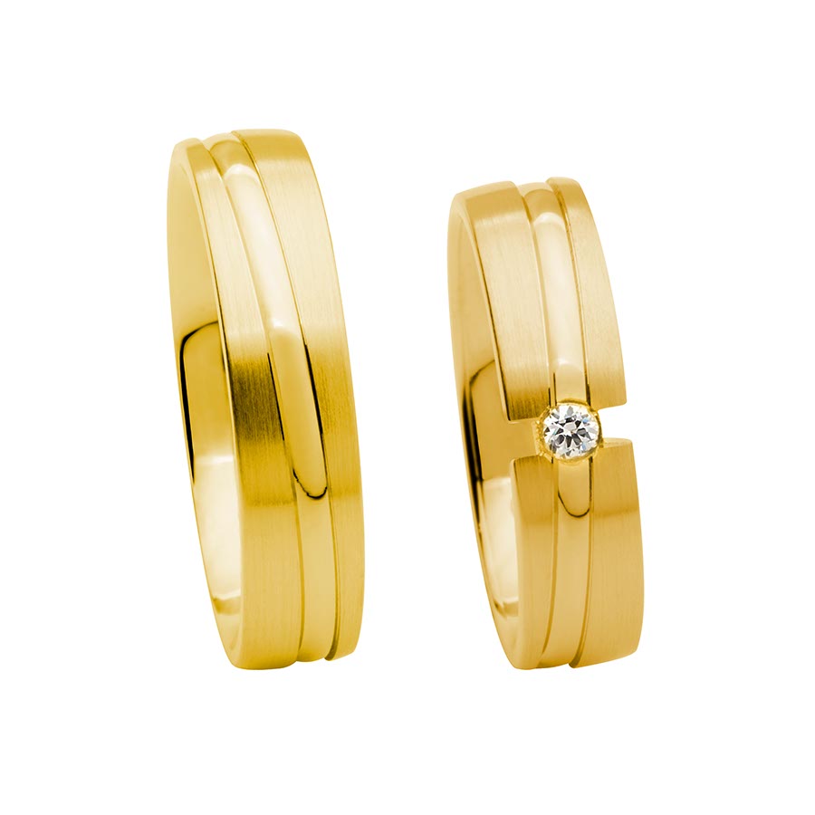 Trauringe / Eheringe 333 Gelbgold 517319-55