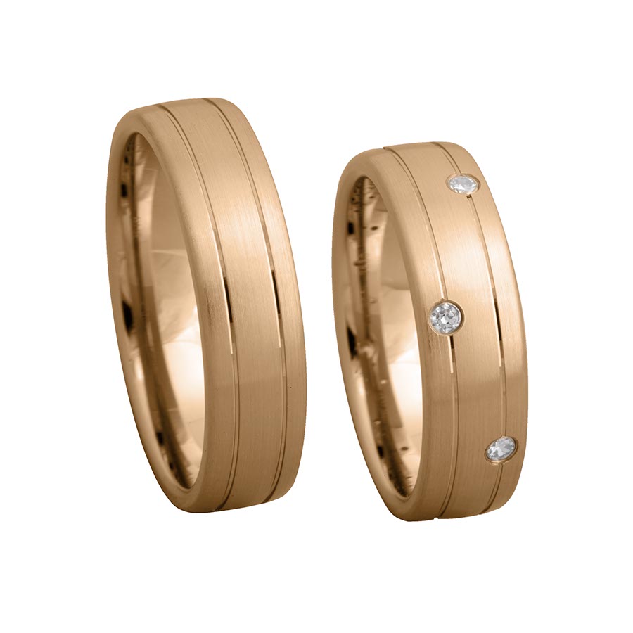 Trauringe / Eheringe 333 Rotgold 517330-60
